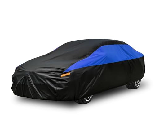 GUNHYI Car Cover for Coupe Sport Sedan Waterproof All Weather, Suitable for Porsche Boxster, Toyota 86/Supra, Nissan 370Z/350Z, Audi A3, Kia Spectra, Acura Integra, Dodge Viper etc.