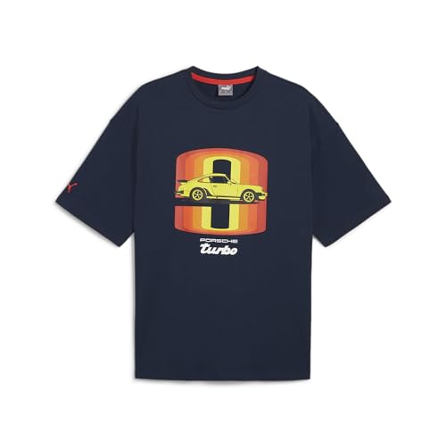 PUMA Men's Porsche Legacy 911 Graphic Tee, Club Navy