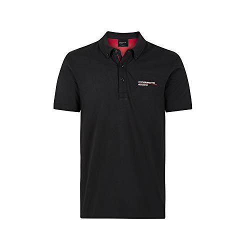 Porsche Motorsport Polo Shirt in Black (M)