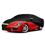 YIXIND Waterproof Car Cover for 1997-2022 Porsche 718 Boxster/Cayman 986/987/981 Car Cover Custom Fit 100%Waterproof Windproof Strap & Single Door Zipper Bands for Snow Rain Dust Protection (718)