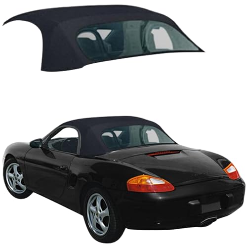 Sierra Auto Tops Convertible Top Replacement for Porsche Boxster 1997-2002, Acoustic A5 Canvas, Black