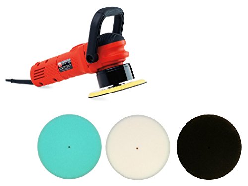 Griot's Garage 10813STDCRD 6" Dual Action Random Orbital Polisher with 10' Cord with Foam Pads