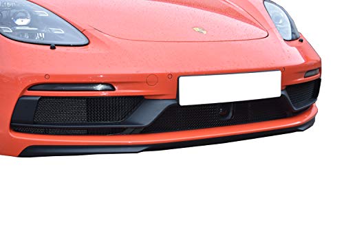 Zunsport Compatible With Porsche 718 Boxster/Cayman GTS (ACC) - Front Grill Set - Black Finish (2018 -)