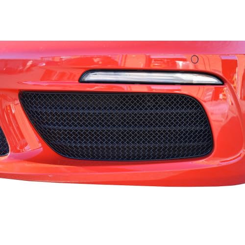 Zunsport Compatible With Porsche 718 Boxster And Cayman - Outer Grill Set - Black Finish (2016 to)