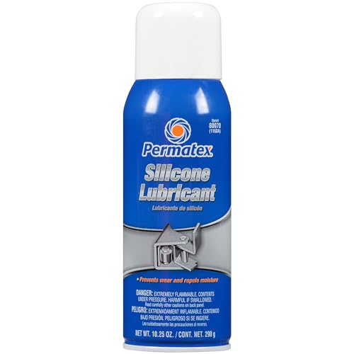 Permatex 80070 Silicone Spray Lubricant, 10.25 oz. net Aerosol Can