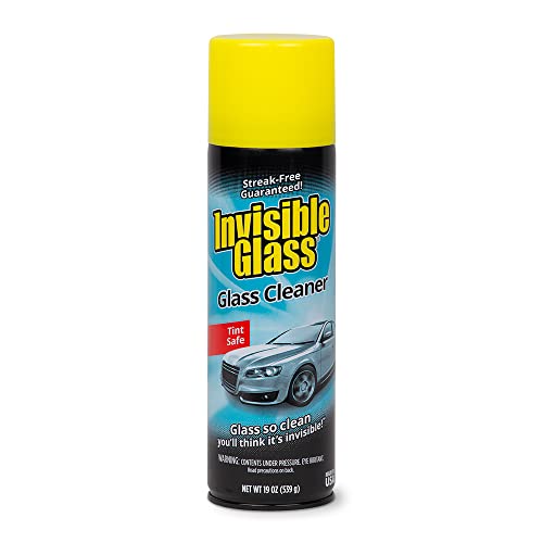 Invisible Glass 91164 19-Ounce Cleaner for Auto and Home for a Streak-Free Shine, Deep Cleaning Foaming Action, Safe for Tinted and Non-Tinted Windows, Ammonia Free Foam Glass Cleaner, Pack of 1