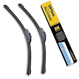 5 PLUS® Silicone Wiper Blades 22 inch wiper blades 2 pack Replacement For Ford F Series 2023-2012 Expedition 22-08,Chevy Silverado GMC Sierra Series 2023-2019 2006-1999 Windshield Wiper Blades