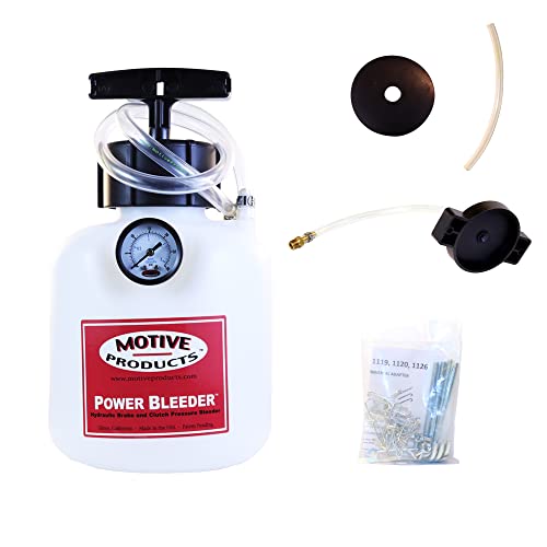 Motive Products 0101 Universal Power Bleeder 2-Quart Tank with Hose and Round Adapter