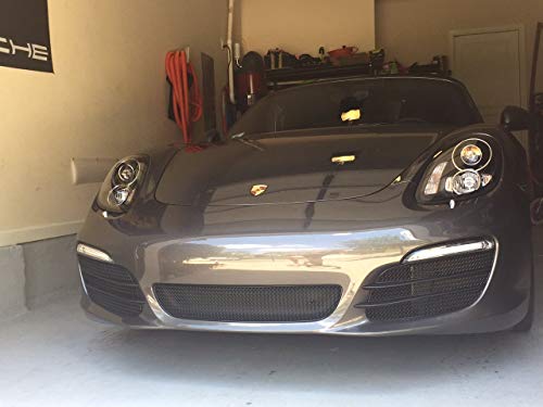 Zunsport Compatible With Porsche Boxster 981 - Front Grill Set (Without Parking Sensors) - Black finish (2012-2016)