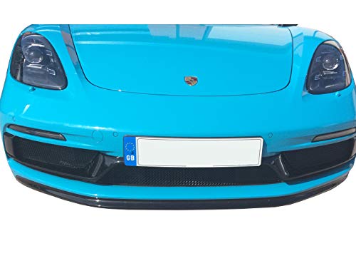 Zunsport Compatible With Porsche 718 Boxster/Cayman GTS - Front Grill Set - Black Finish (2018 -)