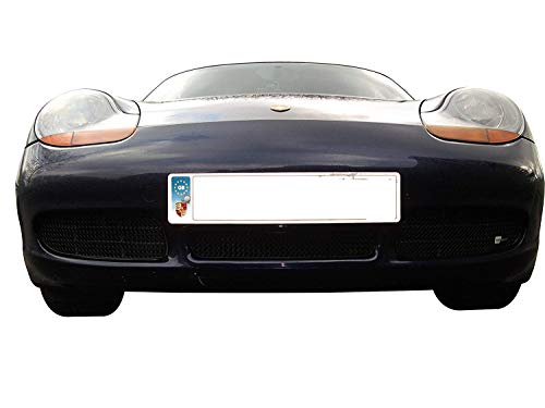 Zunsport Compatible With Porsche Boxster S 986 - Front Grill Set - Black finish (1996 to 2004)