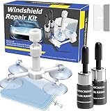 VONDER Windshield Repair Kit, Windshield Repair Kit for Chips and Cracks, Car Glass Repair Kit, Cracks Gone Glass Repair Kit, Automotive Glass Nano Fluid Windshield Crack Repair Kit for Chips, Cracks