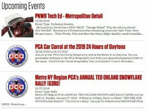 Why you should join the Porsche Club of America (PCA) National Events