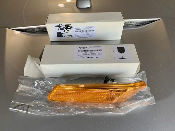 Orange Side Marker Lights for Porsche Boxster