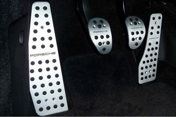 Racing Pedals with Porsche Branding are a Boxster Easy Upgrade