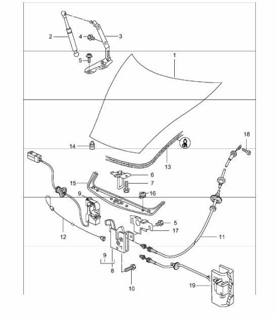 Boxster Hood Assembly