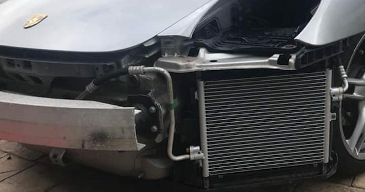 Accessing the Porsche Boxster Radiator