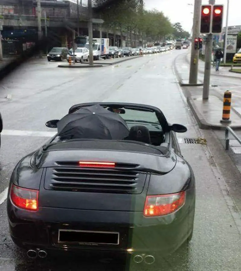 Porsche 911 failed convertible