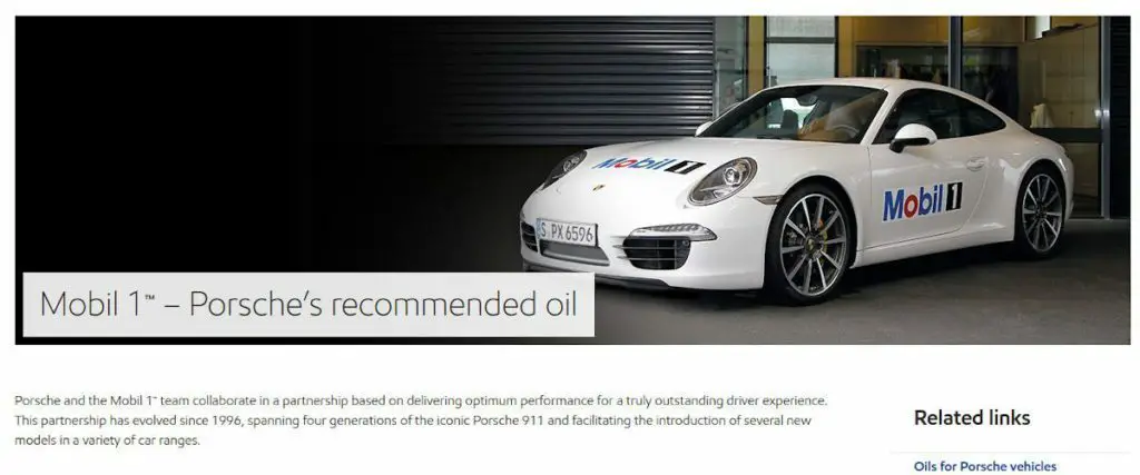 Boxstertips - Porsche Boxster Recommended Oil